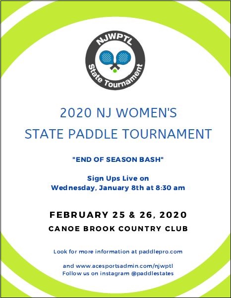 2020 NJWPTL State Tournament